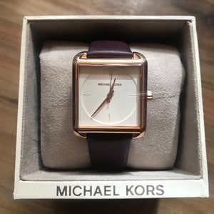 MICHAEL KORS MK2585 Lake Purple Leather Watch